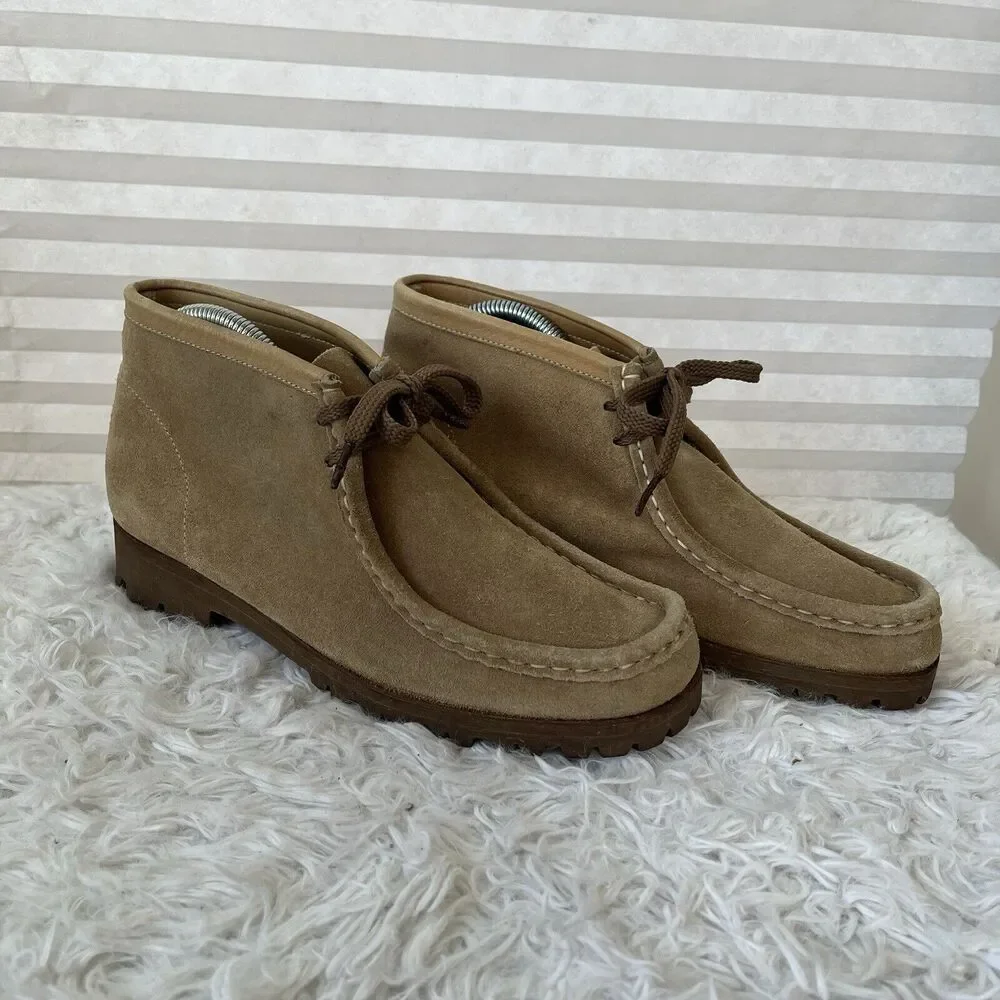 Pivetta Suede Boots for men, Tan color, Ankle, size US 7/ Women's 8/8.5
